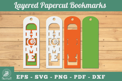 Billiard Ball Home 3D Papercut Bookmarks SVG Product Image 1
