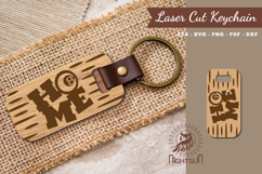 Billiard Ball Home Laser Cut Keychain SVG Product Image 1