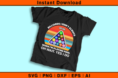 Funny Billiards SVG | Retro Pool Drinking Quote Cut File Product Image 2