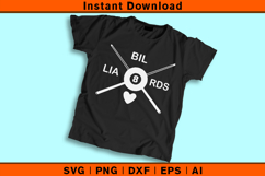 Billiards Love SVG | 8 Ball Cue Stick Pool Cut File Product Image 2