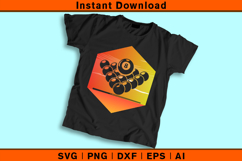 Billiards Sunset SVG | 8 Ball Pool Retro Cut File Product Image 2