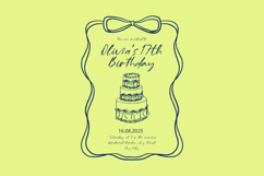 Billion Champagne Scattered Sticky Notes Font Product Image 7