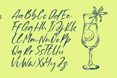 Billion Champagne Scattered Sticky Notes Font Product Image 9