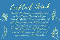 Billion Champagne Scattered Sticky Notes Font Product Image 10