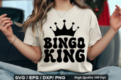 BINGO King - Bingo SVG Design Product Image 1