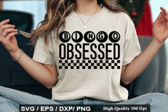 Bingo Obsessed - Bingo SVG Design Product Image 1