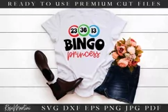 Bingo Princess SVG Cut File | Funny Bingo SVG File Product Image 2