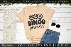 Bingo Princess SVG Cut File | Funny Bingo SVG File Product Image 3