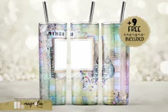 bingo 20 oz skinny photo frame tumbler wrap design Product Image 1