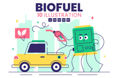 10 Renewable Biofuel Illustration Product Image 1