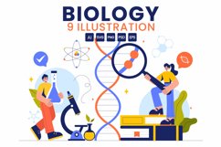 9 Biotechnology and Genetics Illustration Product Image 1