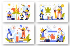 9 Biotechnology and Genetics Illustration Product Image 3