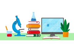 Education, chemistry and biology concept. Product Image 1