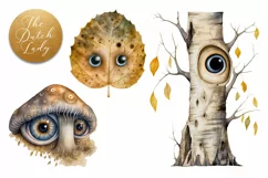 The Watching Forest Clipart - 4 PNG Files Product Image 2