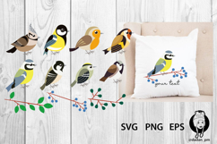Spring birds cute png Product Image 1
