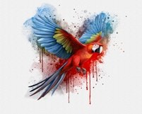 Watercolor Bird Painting Effect Product Image 8