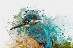Watercolor Bird Painting Effect Product Image 13