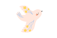 Peace Dove Clipart Set Product Image 6