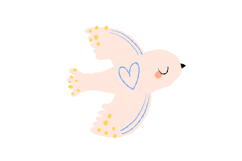 Peace Dove Clipart Set Product Image 7