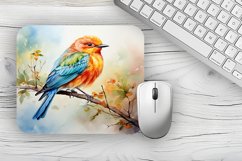 vintage bird Mousepad PNG, Animal Mousepad Sublimation Des Product Image 1