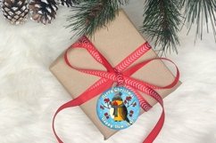 Christmas Ornament | Chickadee Bird Illustration Product Image 2