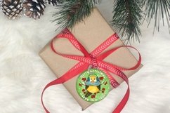 Christmas Ornament | Chickadee Bird Illustration Product Image 2