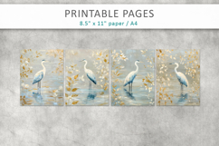 bird digital paper, digital craft paper Product Image 2