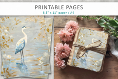 bird digital paper, digital craft paper Product Image 4