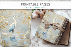 bird digital paper, digital craft paper Product Image 6