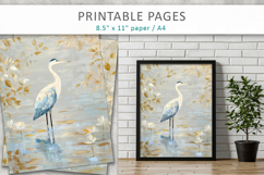 bird digital paper, digital craft paper Product Image 8