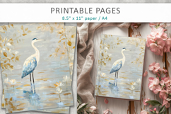 bird digital paper, digital craft paper Product Image 9