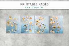 bird artwork, art journal pages Product Image 2