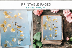 bird artwork, art journal pages Product Image 3