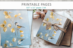 bird artwork, art journal pages Product Image 6