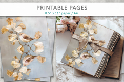 bird digital craft paper, junk journal kit Product Image 6