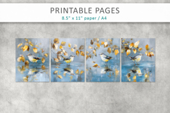 bird craft paper, junk journal Product Image 2