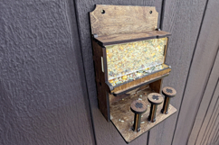 Bird&#039;s Bar feeder - laser cut file, Glowforge pattern Product Image 4