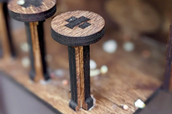 Bird&#039;s Bar feeder - laser cut file, Glowforge pattern Product Image 3