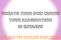 Bird Cartoon Alphabet Lettering ABC Text Font Handwriting Product Image 3