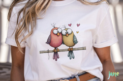 Bird Couple Sublimation Clipart Product Image 2
