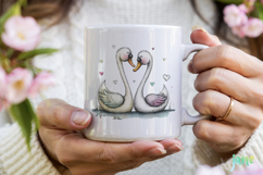 Bird Couple Sublimation Clipart Product Image 3