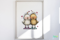 Bird Couple Sublimation Clipart Product Image 5