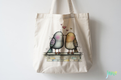 Bird Couple Sublimation Clipart Product Image 4