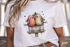 Bird Couple Sublimation Clipart Product Image 2