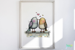 Bird Couple Clipart Bundle Product Image 6