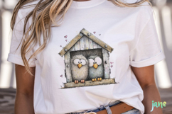 Bird Couple Sublimation Clipart Product Image 3