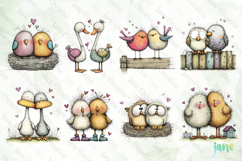 Bird Couple Clipart Bundle Product Image 7