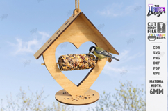 Bird Feeder Laser Cut | Hanging Birdfeeder Station | Garden Product Image 1