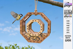 Bird Feeder Laser Cut | Hanging Birdfeeder Station | Garden Product Image 1