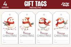 bird gift tags